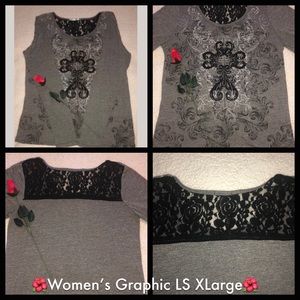 Maurice’s Embellished graphic long sleeve